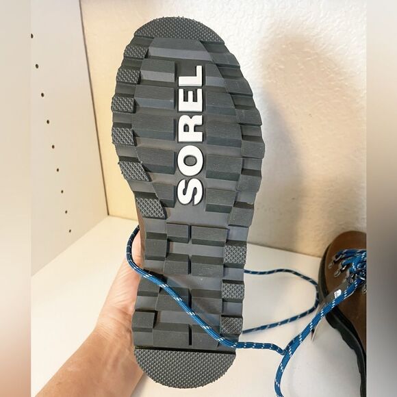 SOREL Madison hiking camp boots waterproof leather boots. NWT M 7.5/W9.5 main image 11